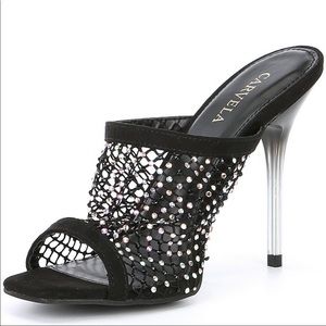 Carvela Jewel Mesh Stiletto Dress Mules